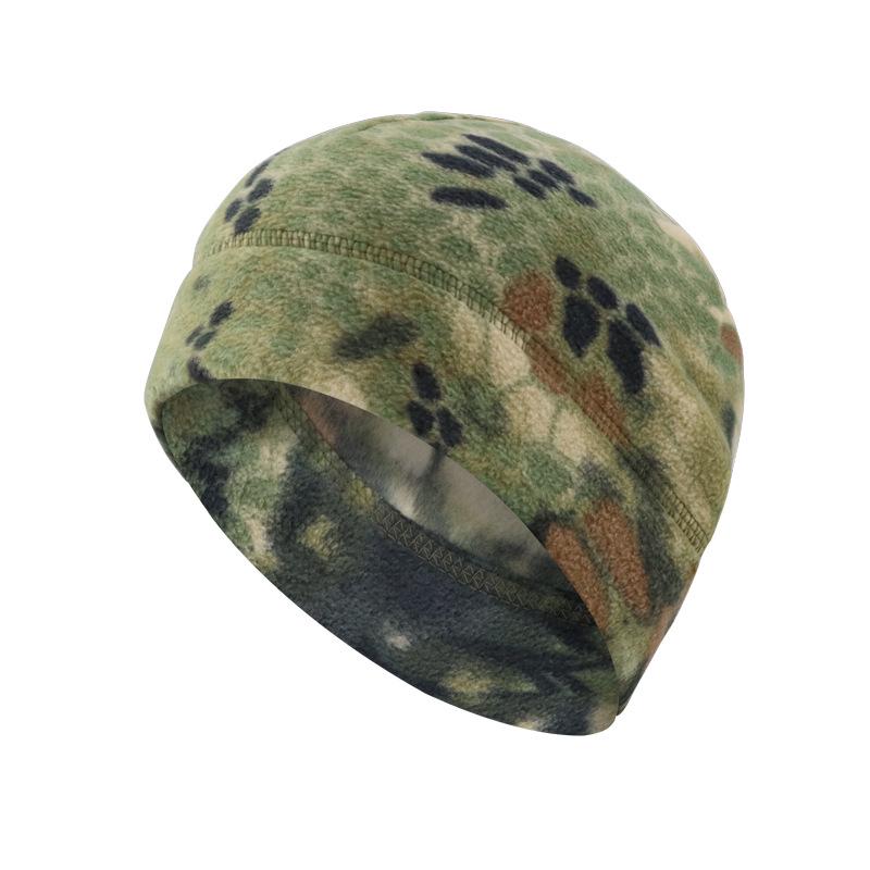 Winter Fleece Camouflage Ski Hat with Ear Protection