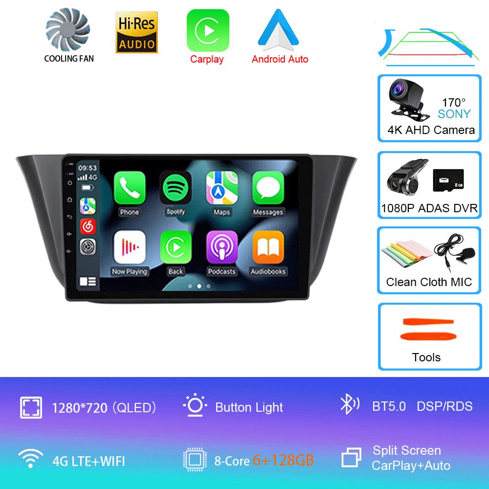 Android14 Für Iveco Daily 2014 2015 2016 2017 + Autoradio Player Stereo Multimedia WIFI BT GPS Navigation Player QLED Bildschirm