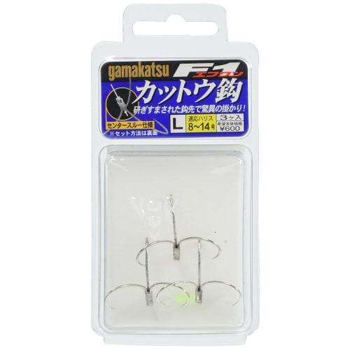 

Gamakatsu Triple Hook F1 Cutout Hook L 3 Pairs Silver 67337