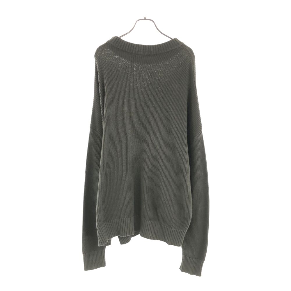 Subciety made in Japan Long sleeve knit L khaki sweater Men's Used
