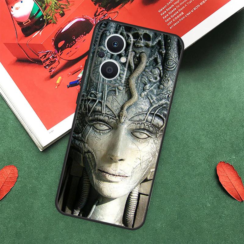 Hr Giger Li II Cover For OPPO Reno 5Z 4Z 2Z 8T 4 5 6 8 7 Lite 10 Pro OPPO Find X6 Pro X2 X3 X5 Lite Case