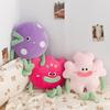 Funny Lips Sausage Flower Plush Pillow With Pp Cotton Filling For Room Living