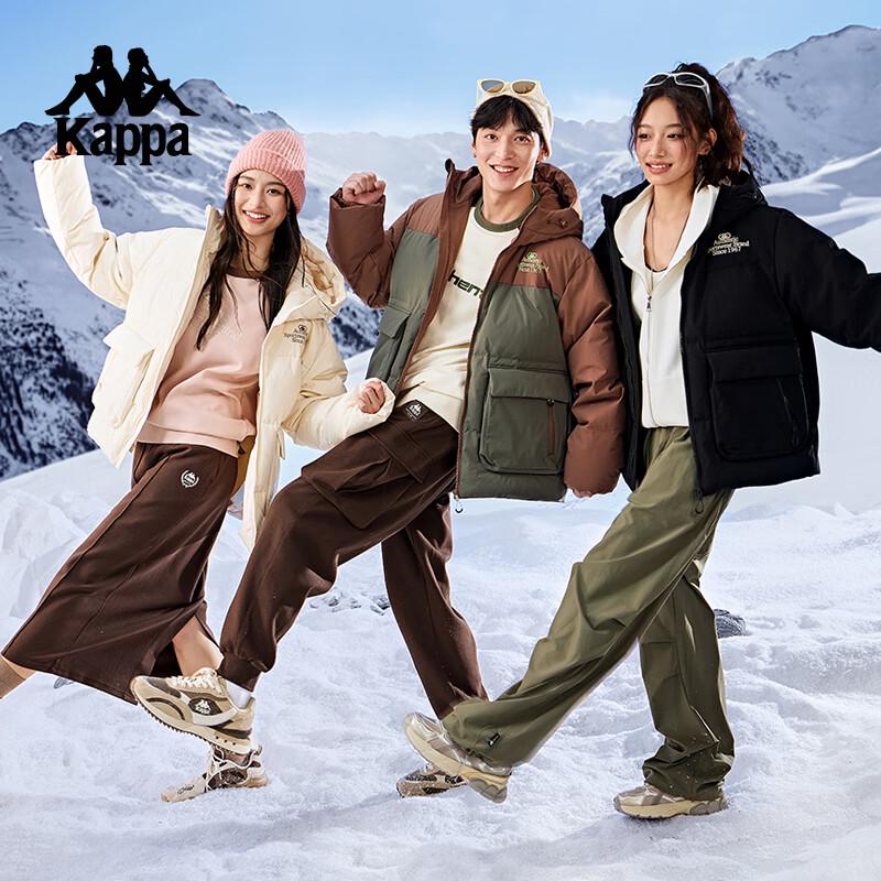 Kappa 2024 Unisex Hooded Winter Down Jacket 180/100A