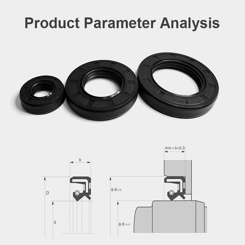 ID 40mm NBR Oil Seal TC-40*50/52/55/56/58/60/62/65/70/72/75/80/85*5/7/8/10/12mm Nitrile Rubber Shaft Double Lip Oil Seal Gasket