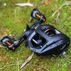 Baitcasting-Angelrollen 10 + 1BB 6,3: 1 GR Casting-Angelrolle für die Reise Bass Lure Fishing Reel
