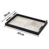 Solid Wood Storage Tray Metal Leather Trays Modern Minimalist Household Trays Living Room Furniture Decoration Accessories
