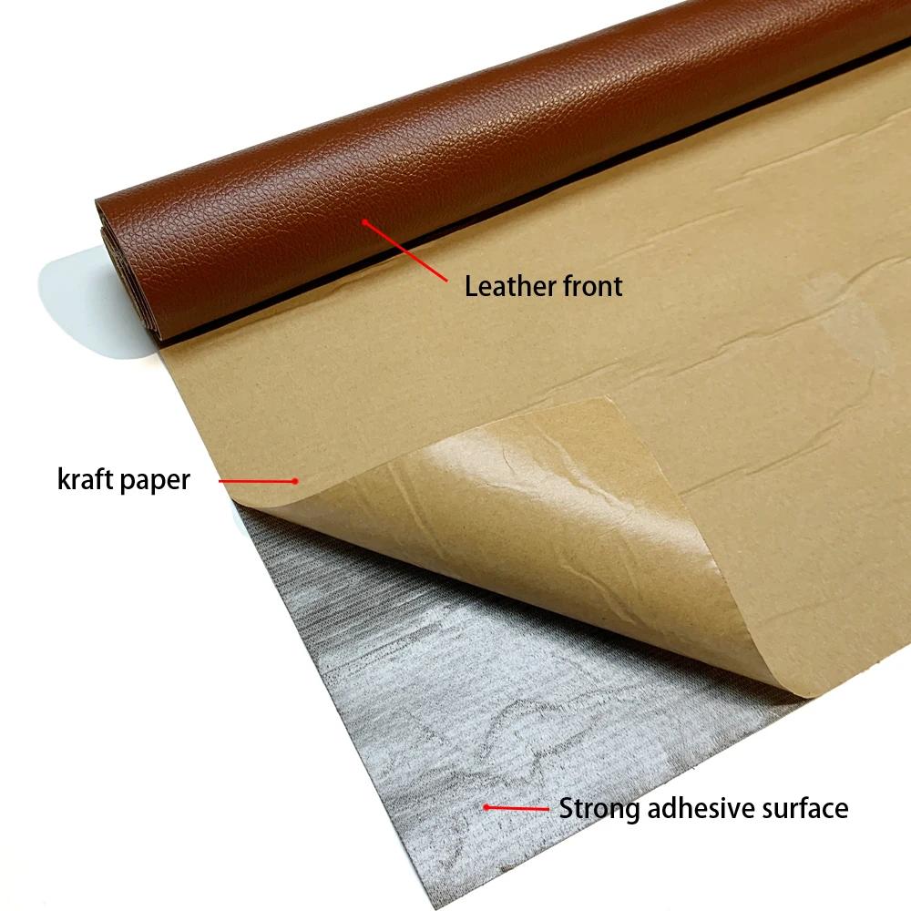 PU Leather Self Adhesive Sofa Leather Repair DIY Bed Soft Patch Sticker Repair Subsidy Renew Decal Car Motorcycle Seat Repair