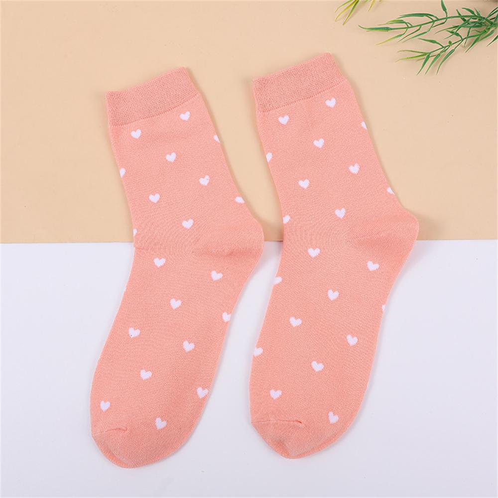 New Sweet Girls' Cute Little Love Heart Kawaii Beautiful Ladies Fashion Designer Art Socks Streetwear Dropship