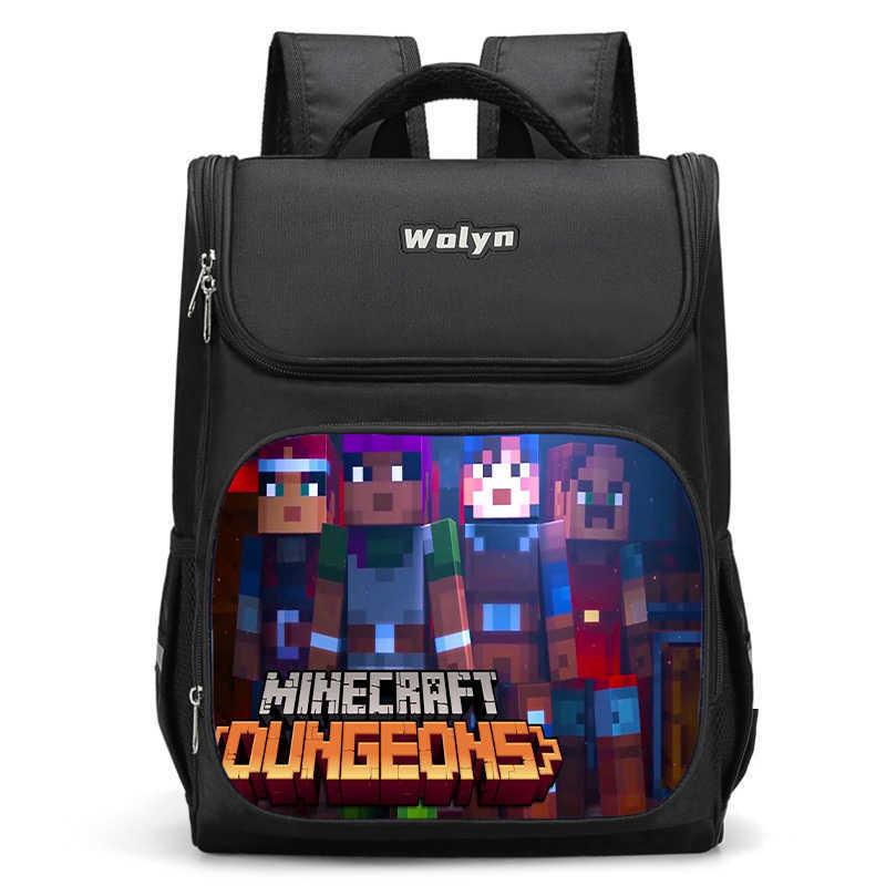 Mochila Escolar 3D Ligera de Gran Capacidad Para Niños Unisex Bolsa de Tela Oxford