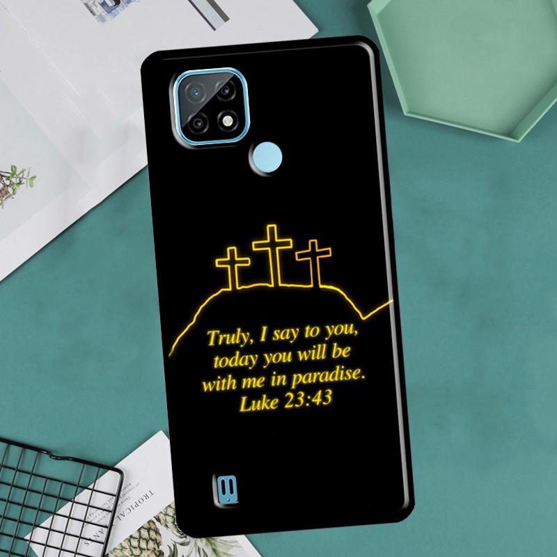 Faith Christian Religious Jesus Case For Realme 9 Pro Plus 8 8i 9i C35 GT Neo 2 Cover For OnePlus 10 9 Pro Nord2 8T 9R 10R