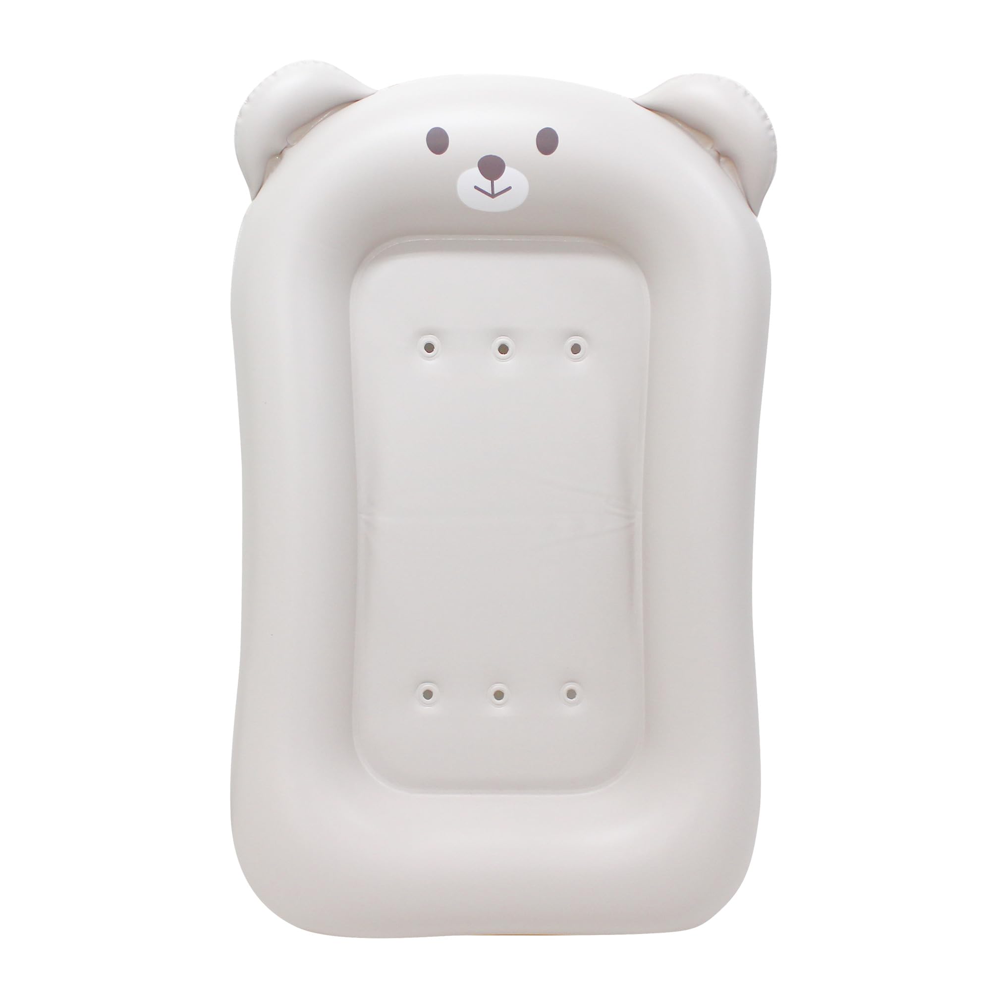 

Eiwa Fluffy Mat for Bath Baby Changing with for Baby Baths and Bathrooms (Bear) 0-6 Months, Beige, Mat, Sink-Safe, Mat, Portable, Hooks, Backrest,