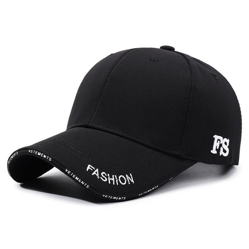 Baseball Cap Children's New Autumn Embroidery Letter Cap Men's Wide Brim Face Small Outdoor Sun Hat