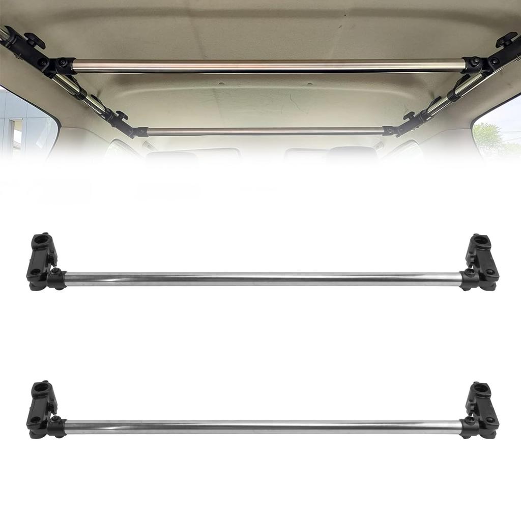 Sporacingrts Car Storage Carrier Left and Right Set for Kei and Compact Cross Ride Hanger 70cm Compatible with and Set of 2 Bars, Cars, Bars, Long,