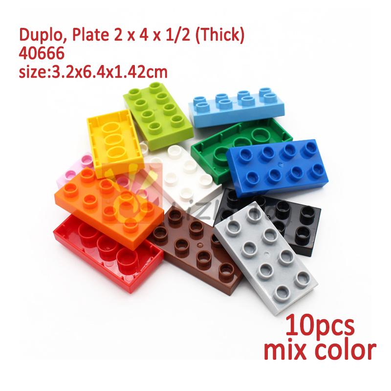 MOC Big Size Building Blocks Bricks Slope Windows Door Car Flower Plant Thick Large Bulk Part Compatible Kid Creative Gift Toys