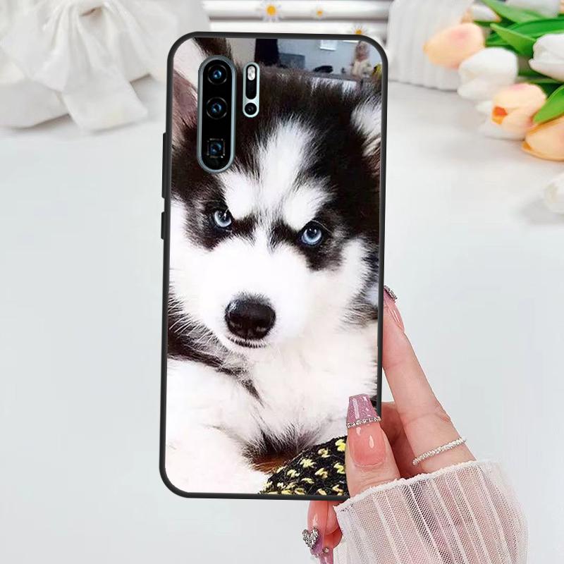 Animal Husky Puppy For Huawei Nova 11i 7i 8i 12i 12s Y73 Y70 Y90 Y60 Y72 Y61 Y91 9 10 SE P40 Lite P30 Pro Case