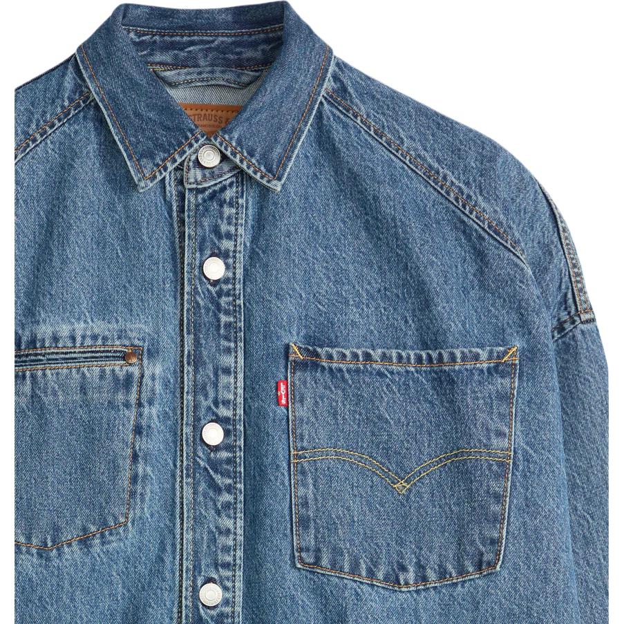 Levis Comfortable Versatile Casual Fashion Loose Denim Jacket Men Jackets 003M1-0001