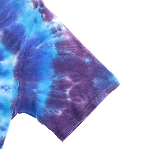 Needles Made In Japan Tie-dye Asymmetrical Short Sleeve Asymmetry T-shirt Women Used