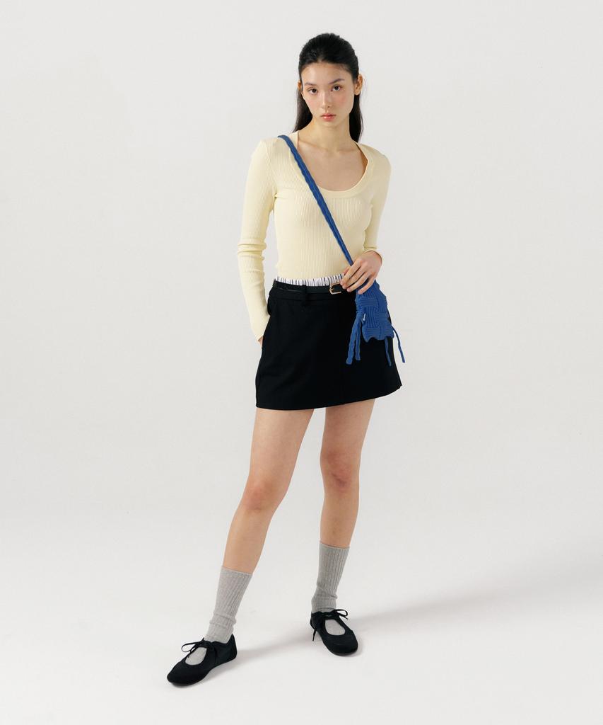 Pleatsmama Mini Crossbow Bag Blue
