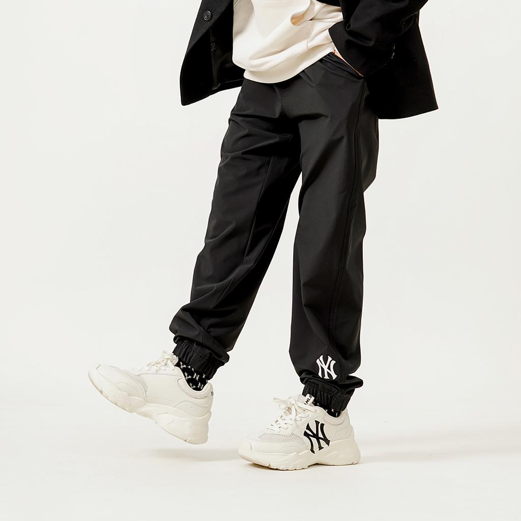 New MLB New York Yankees Knitted Sweatpants Unisex Black 3AWPC0121-50BKS