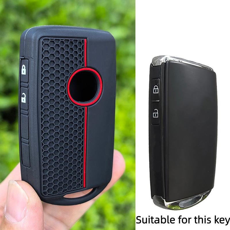 

New Hot Silicone Key Case Car Key Cover Keychain for Mazda 2 3 6 CX30 CX9 X9 CX5 X5 CX8 MX5 2 Buttons Accessory
