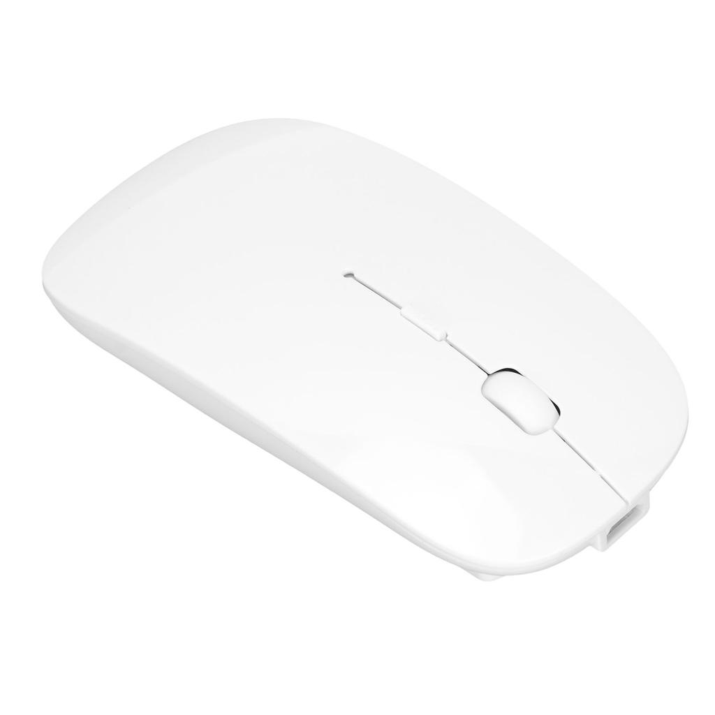 Wireless Mouse Silent Working 450mAh Rechargeable Auto Sleep Fingerprint Proof Comfortable Laptop Mouse