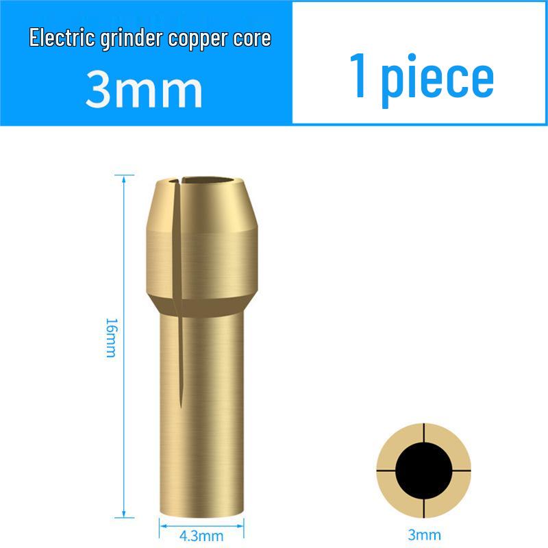 Compact Multi-Function Electric Grinder Chuck Nut - Stainless Steel Collet Accessory