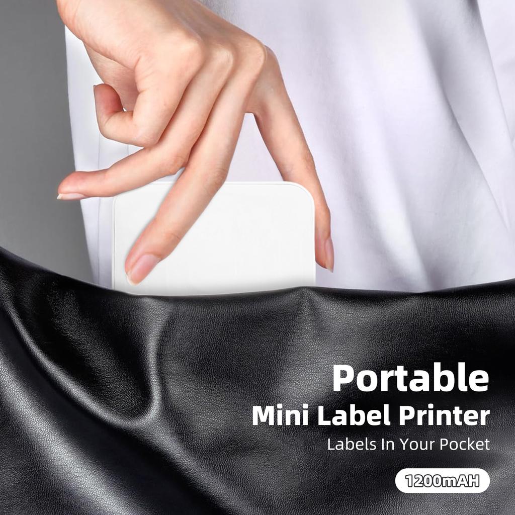 Factory Price M1 Portable Mini Handheld Jewelry Printer Colorful Half Inch Adhesive Wireless Interface Label Maker Stock