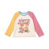 LUSON Little O Baby Girl's 2026 Spring Raglan Sleeve Cartoon T-Shirt