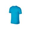 Jordan T Shirts Men's Blue Crew Neck Moderate Straight Fit AR7416-465