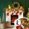 Aug. 2 In 1 Mantel Hanger For Garland And Stockings, Adjustable Heavy Duty Fireplace Hangers With Dual Hooks
