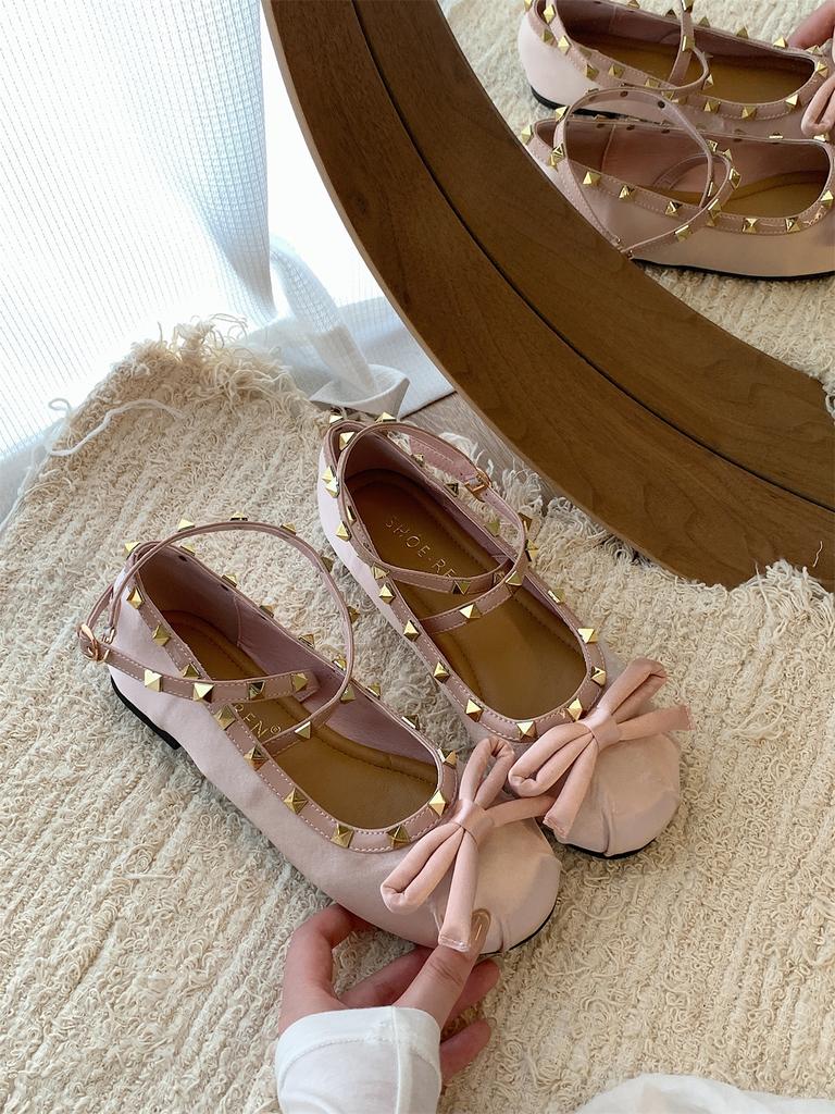 Fashion Bailamos 2025 Brand Women Flat Shoes Fashion Square Toe Shallow Slip On Ladies Ballerinas Flat Heel Casual Ballet Shoes Mujer