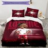 Lamine Yamal Green Spotify Logo Bedding Set,Breathable Bed Linen for Guest Room Decoration,Perfect Housewarming Gift,All Season Duvet Cover with Pillo
