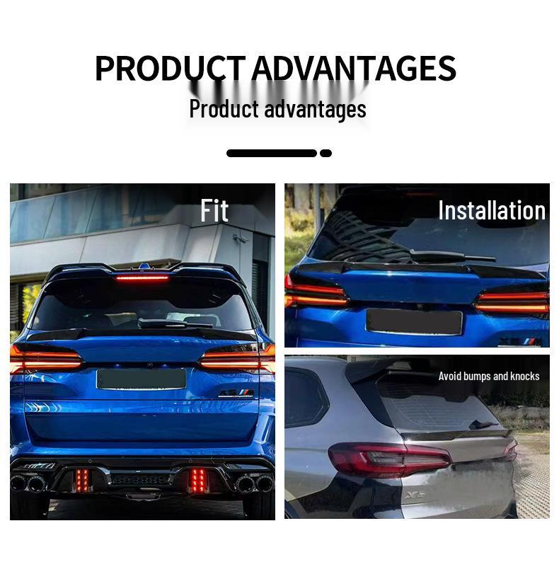 2021-2024 BMW X5 LD Carbon Fiber Rear Spoiler High-Performance Diffuser, Easy Install