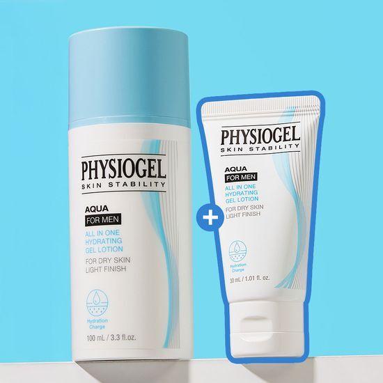 Physiogel Aqua For Men Oil Cut All-in-One 100ml (Single/Promotional)