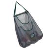 Breathable Mesh Hanging Storage Bag For Garlic Onion Spices Kitchen Vertical Space Saving Organizer Durable Polyester Material