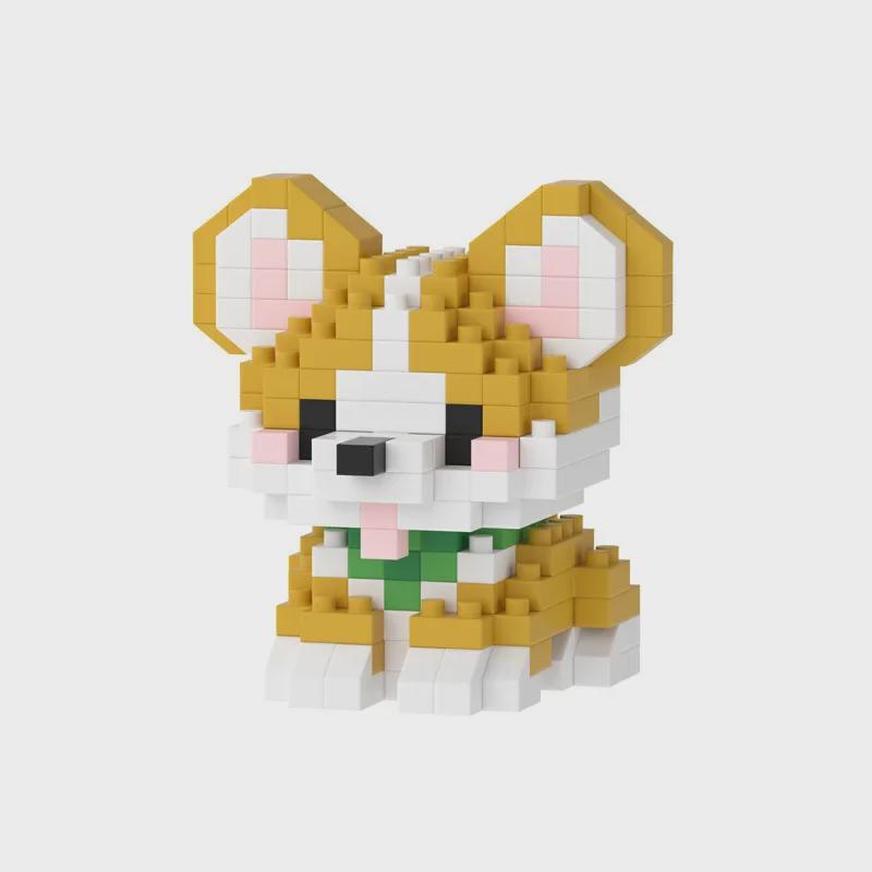 Children's Educational Building Blocks for Pets: Suitable for Dogs, Cats, Bichon Frise, Corgi; Compatible with Lego; Perfect for Children's Day
