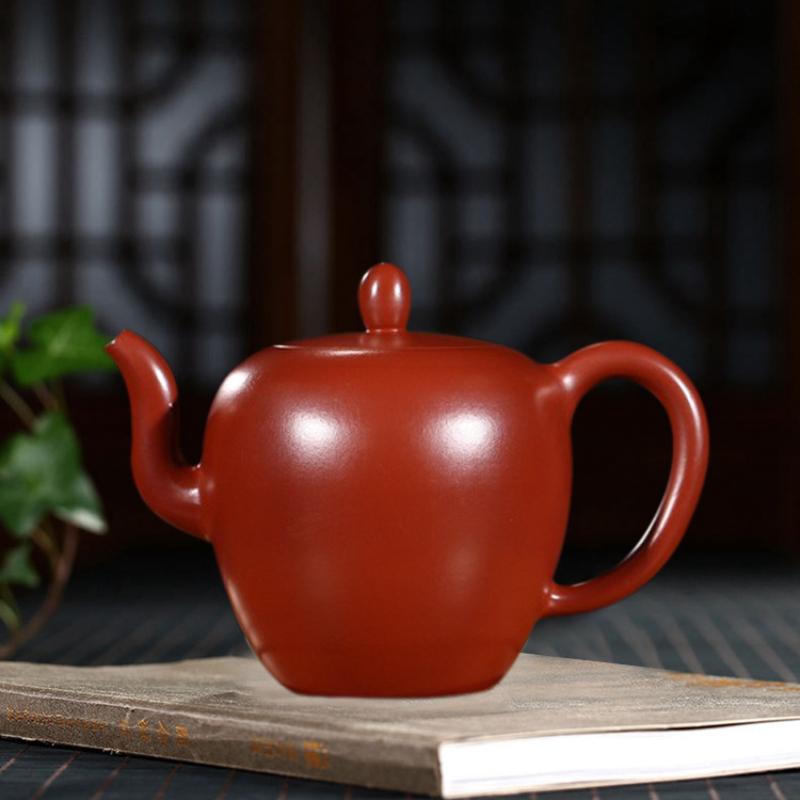 

200ml Vintage Yixing Purple Clay Teapots Handmade Beauty Shoulder Pot Raw Ore Dahongpao Mud Kettle With Infuser Zisha Tea Set
