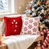 Breathable Bowknot Pillow Cover 45x45cm Plush Pillow Case Christmas Pillowcases  Christmas Decor