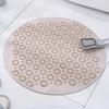 Round Waterproof Anti-Slip Bathroom Mat for Shower, Toilet, and Home