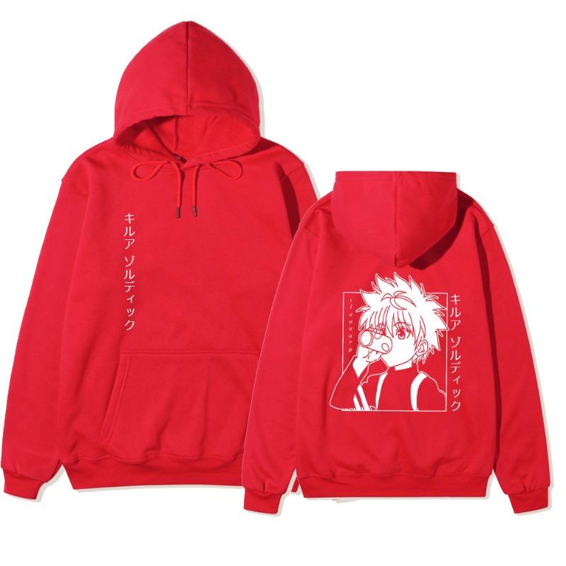 Hunter X Hunter Fashion Hoodies Men Women Hooded Sweatshirts Fashion Hip Hop Casual Pullovers Autumn Boys Girls Black Streetwear Hoodie