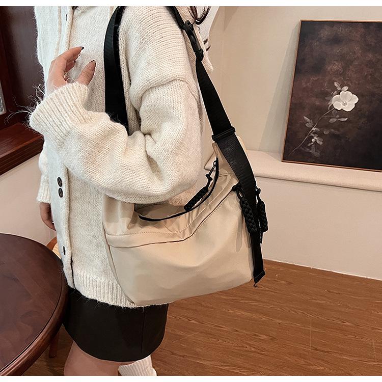 2024 Women's Casual Oxford Crossbody & Shoulder Bag - Dumpling Style for Students & Commutes