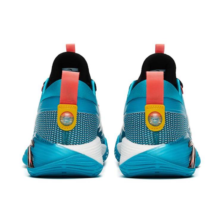 Anta Nitrogen Technology Slip Resistant Abrasion Resistant Low top Basketball Shoes Men's Blue Red, Detroit, Diallo PE 912321105S-1