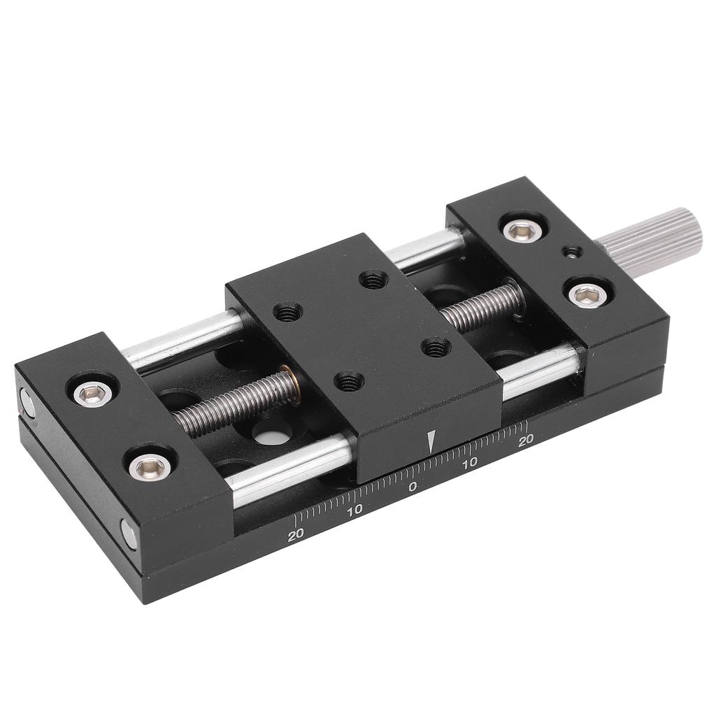 Schlitten Tisch X-Achsen Manuell Knopf Feineinstellung Schlitten Bühne Verstellplattform SP40ADB35