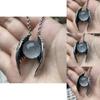 Ghost Wings Retro Faux Crystal Necklace With Alloy Pendant For Stylish Office Wear