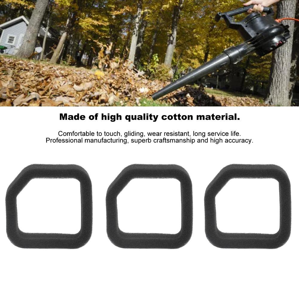 6PCS Cotton Trimmer Air Filter Black Replacement Air Filter for Ryobi RY251PH RY254BC  RY25AXB