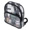 Mini Transparent Backpack Stadium Approved PVC Transparent Backpack for Work Travel Sports