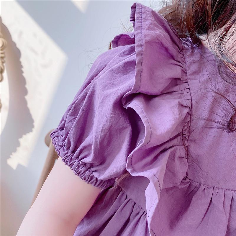 Very Fish 2022 New Summer Girls' Princess Ruffle Dress AX138