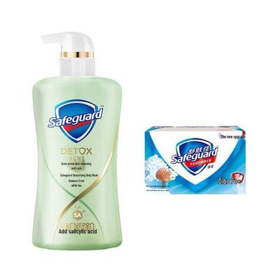 Safeguard White Tea Shower Gel & Sea Salt Soap Set