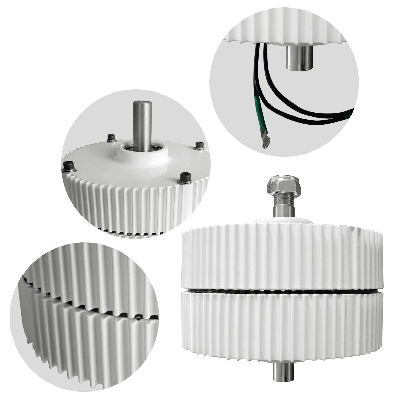 

500 Вт 48 В Трифазний AC Генератор з постійними магнітами Міні Високоефективний 950 об/хв Низькошвидкісний Вітрогенератор Двигун AC