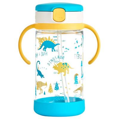 Richell Infant Bottom Cover AQ Straw Cup 320ml, Aqua Blue, 1 Piece